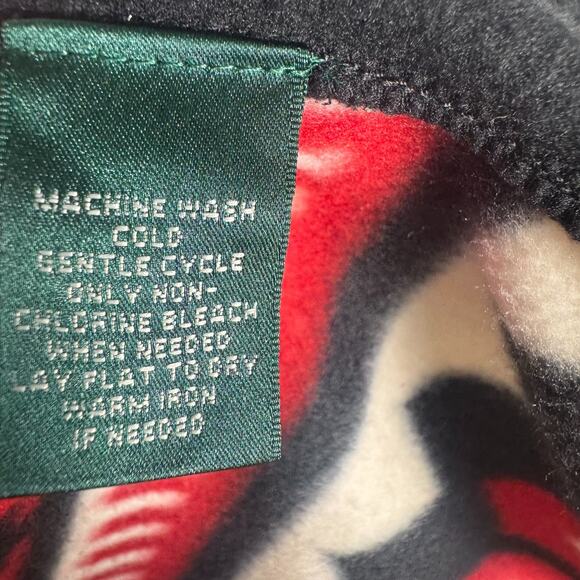 NWT LRL Ralph Lauren Active, Indian, Red & Black, Aztec, Fleece Jacket, Sz Large - Picture 5 of 13